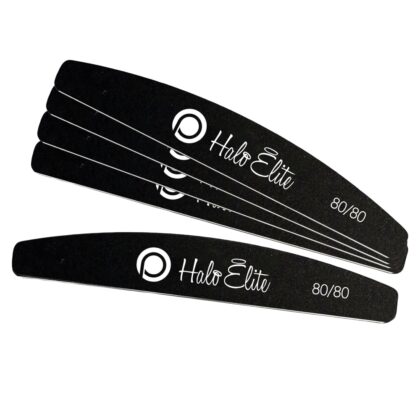 Halo Elite Black Moon Nail Files (Pack of 5)
