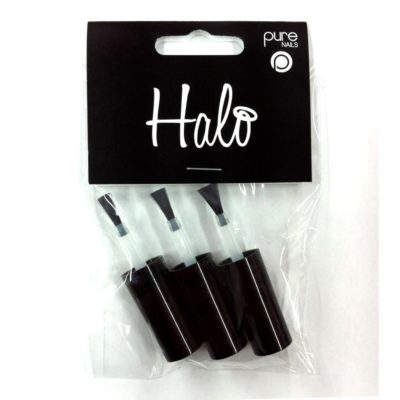Pure Nails Halo Bottle Spare Brushes (Pack of 3)