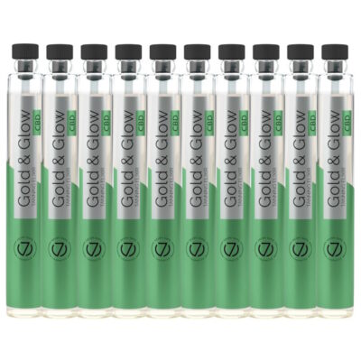 7Suns Gold & Glow CBD Dry Tanning Oil 6ml Ampules (Pack of 10)