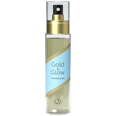 7Suns Gold & Glow Dry Tanning Oil 100ml Spray Bottle