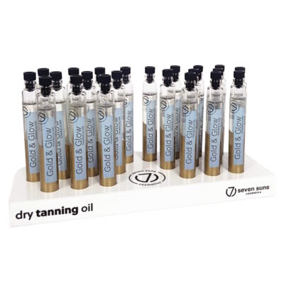 7Suns Gold & Glow Dry Tanning Oil Display Deal (50 x 6ml Ampules)
