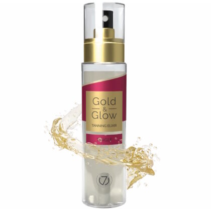 7Suns Gold & Glow TINGLE Dry Tanning Oil 100ml Spray Bottle