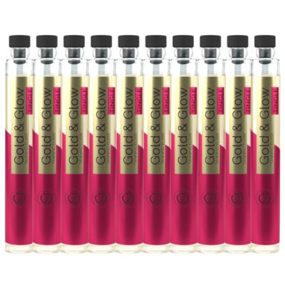 7Suns Gold & Glow TINGLE Dry Tanning Oil 6ml Ampules (Pack of 10)