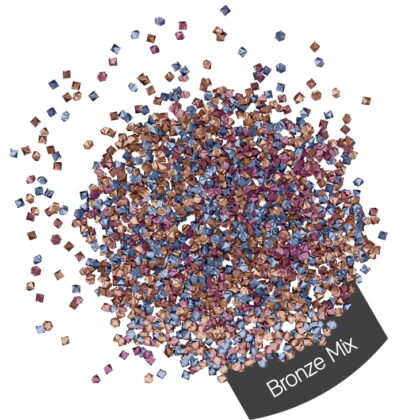 Halo Create Micro Crystals Bronze Mix - 1440 Pieces