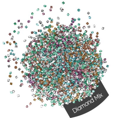 Pure Nails Halo Create Micro Crystals Diamond Mix - 1440 Pieces