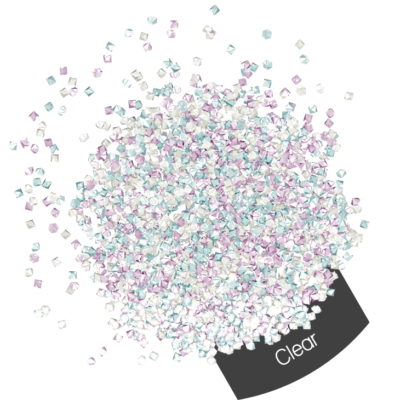 Pure Nails Halo Create Micro Crystals Clear AB Mix - 1440 Pieces
