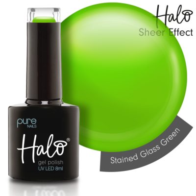 Halo LED/UV Gel Polish Stained Glass (Green) 8ml