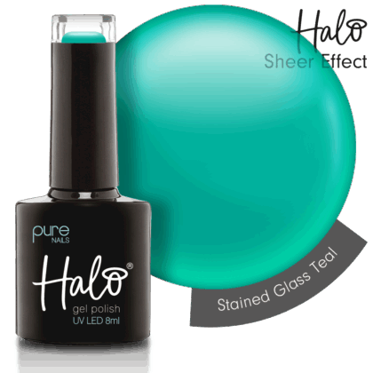 Halo Gel Polish Stained Glass (Teal) 8ml