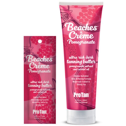 Pro Tan Beaches and Creme Pomegranate
