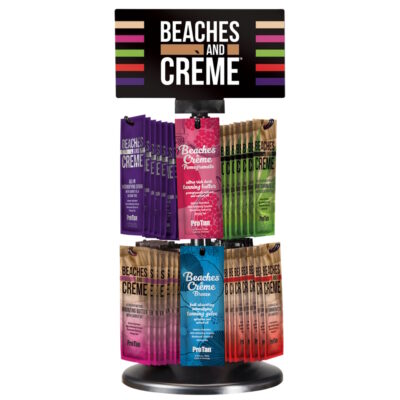 Pro Tan Beaches and Creme Rotating Sachet Display Deal 2025