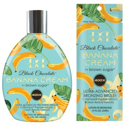 Tan Inc Double Dark Black Chocolate Banana Cream