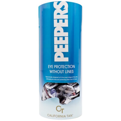 California Tan Peepers Sunbed Goggles - 72 Pairs Display Deal