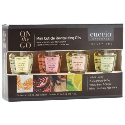 Cuccio Naturale On the Go Mini Cuticle Oil Set (4 x 3.7ml)