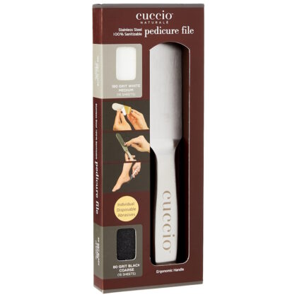 Cuccio Stainless Steel Pedicure File w/ 30 Refills