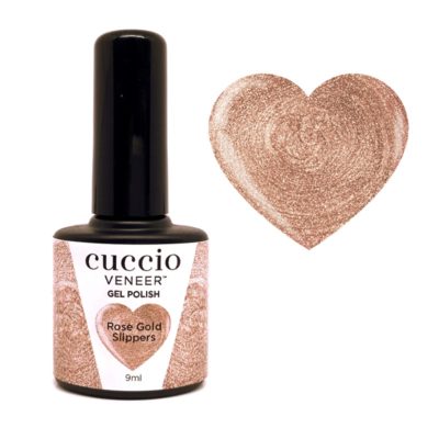 Cuccio Veneer Gel Polish (Rose Gold Slippers)