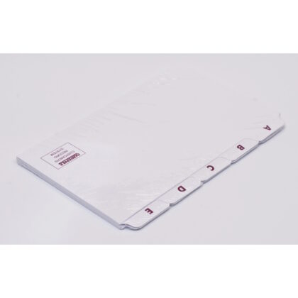 Customer Record Index Cards A-Z