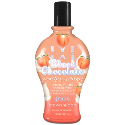 Tan Inc Double Dark Black Chocolate Peaches & Cream 221ml bottle