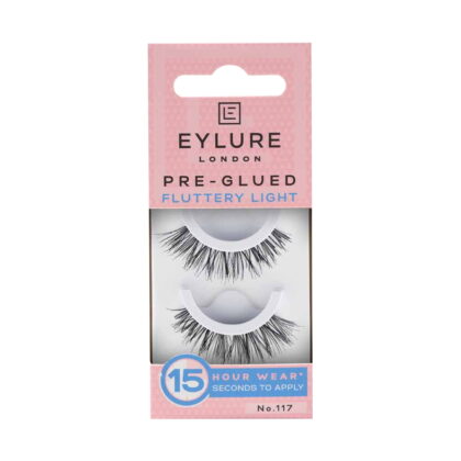 Eylure Fluttery Light Pre-Glued Texture Lashes (No. 117)