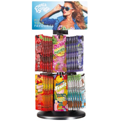 Fiesta Sun Fruity Rotating Sachet Display Deal 2025