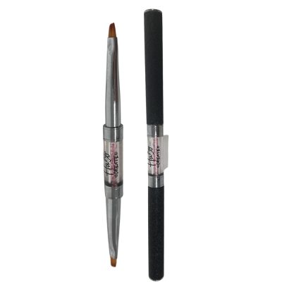 Halo Create Nail Art Combo Brush - Large Angled One Stroke & Small One Stroke