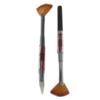 Halo Create Nail Art Fan Brush & Diamante Pick Up