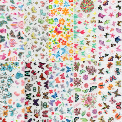 Halo Create Nail Foils - Butterflies (Pack of 10)