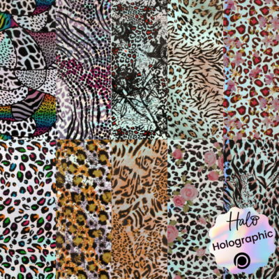 Halo Create Nail Foils - Laser Leopard Print (Pack of 10)