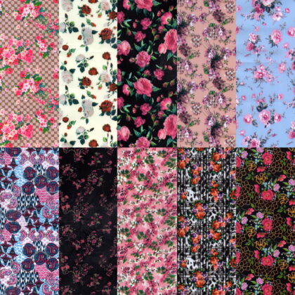 Halo Create Nail Foils - Roses (Pack of 10)