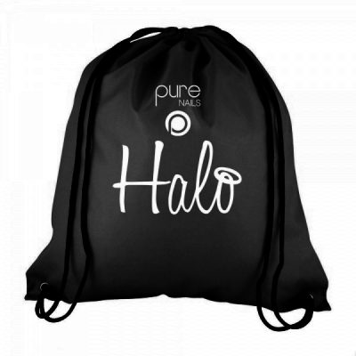 Halo Nylon Drawstring Bag