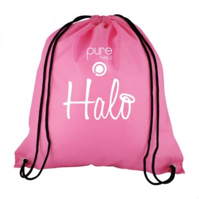 Halo Nylon Drawstring Bag