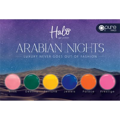 Halo LED/UV Gel Polish Arabian Nights Collection Deal (6x8ml)