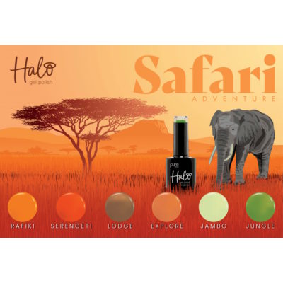 Halo LED/UV Gel Polish Safari Adventure Collection Deal (6x8ml)