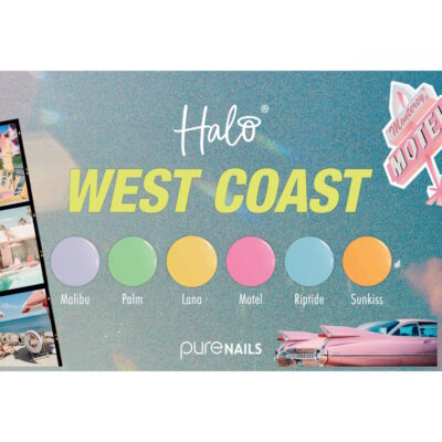 Halo LED/UV Gel Polish West Coast Collection Deal (6x8ml)
