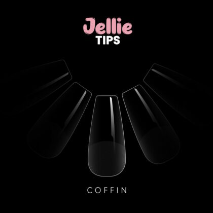 Halo Jellie Nail Tips Coffin (Pack of 50)