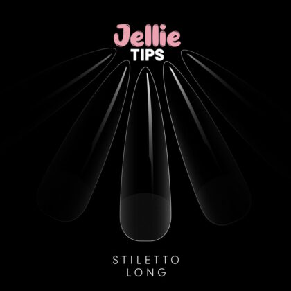 Halo Jellie Nail Tips Stiletto LONG (Pack of 50)
