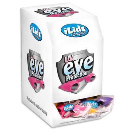 iLidz Compact Sunbed Goggles - 60 Pairs Display Deal