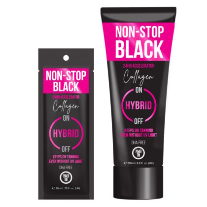 Power Tan Non-Stop Black Hybrid Collagen