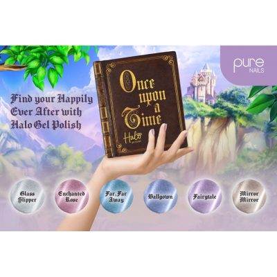Halo LED/UV Cat Eyes Gel Polish Once Upon a Time Collection Deal (6x8ml)