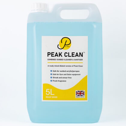 Peak Clean Sunbed Cleaner & Sanitiser (Ready Mixed Dilute)