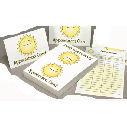 Sunbed Appointment Cards (Pack of 100)