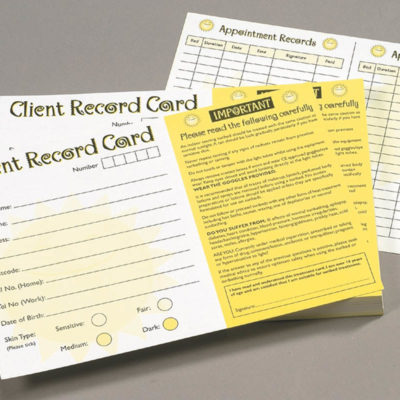 Salon Record Cards & Storage Boxes