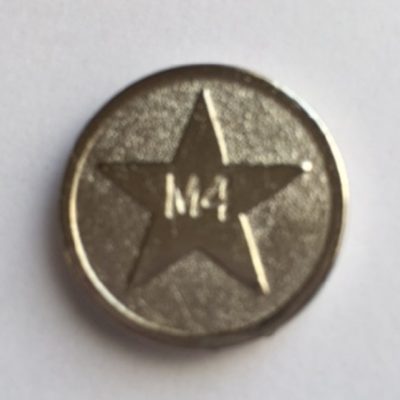 Sunbed Tokens M4 (Silver) L4