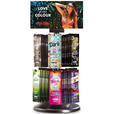Pro Tan Saturnia Rotating Sachet Display Deal 2025