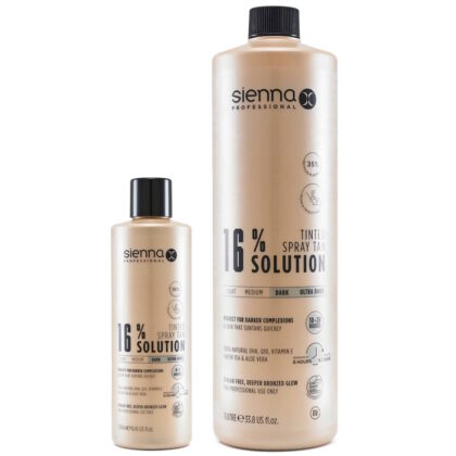 Sienna X 16% Tinted Spray Tan Solution