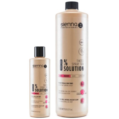 Sienna X 8% Tinted Spray Tan Solution