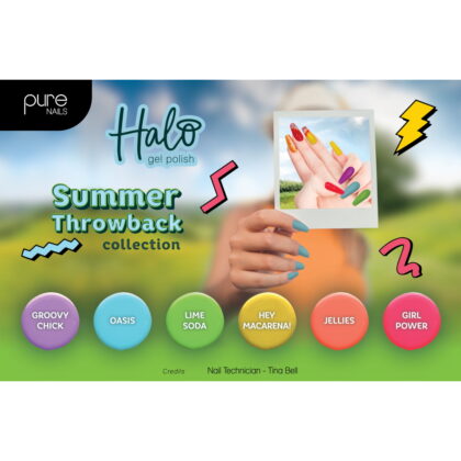 Halo Gel Polish Summer Throwback Collection Deal (6x8ml)