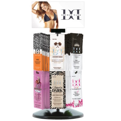 Tan Inc Double Dark Rotating Sachet Display Deal 2025