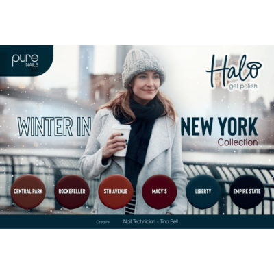 Halo LED/UV Gel Polish Winter in New York Collection Deal (6x8ml)